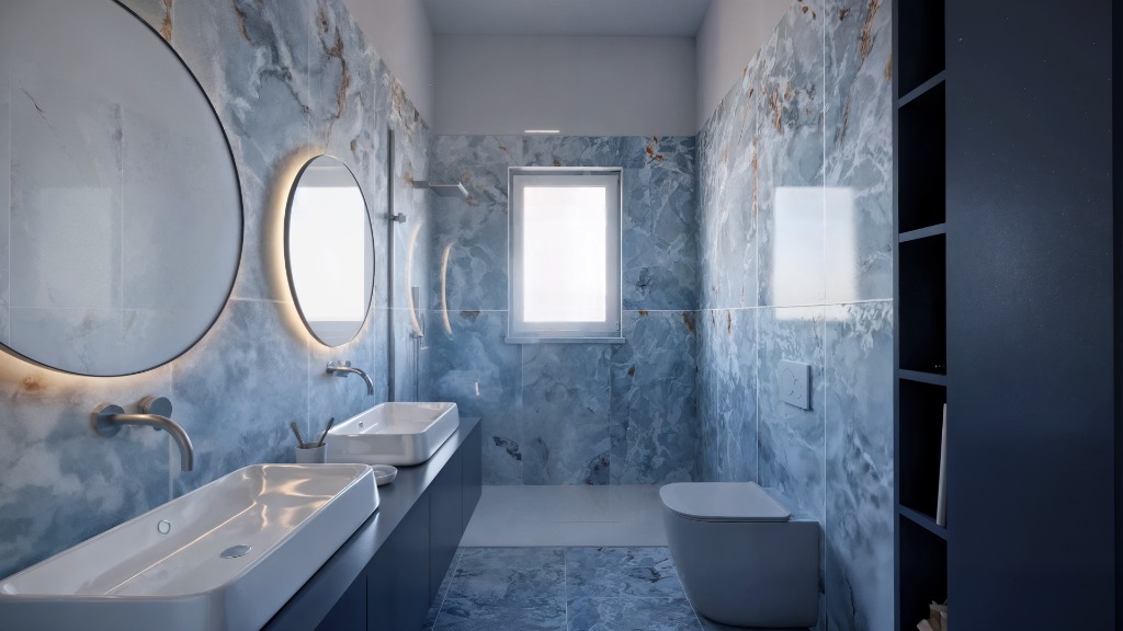 Bagno Marmo Azzurro