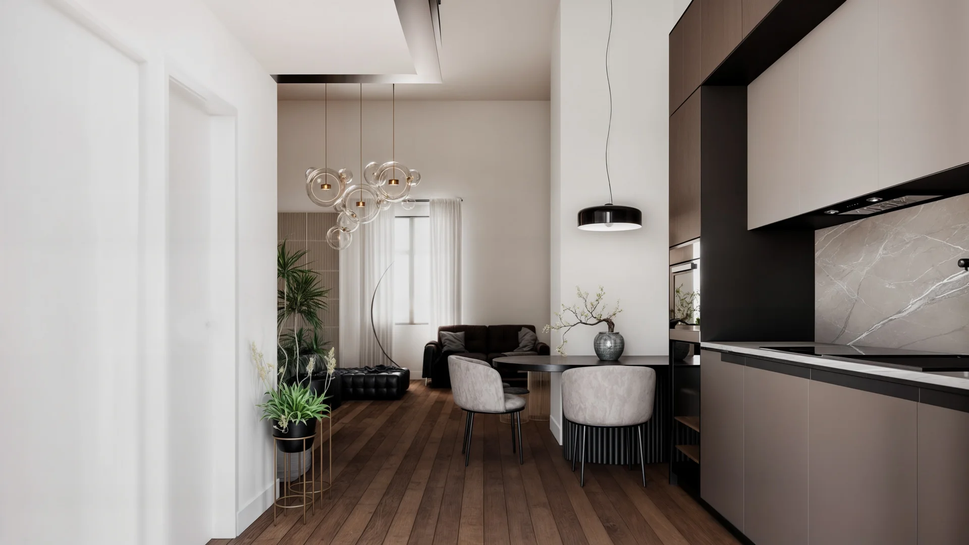 Rendering Cucina Design Milano